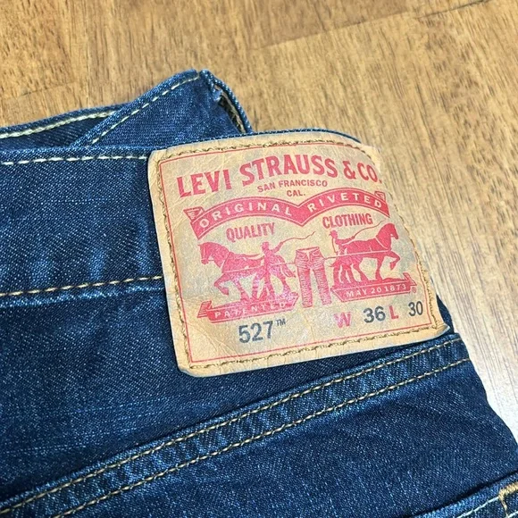 Men’s Levi Strauss Jeans. Dark  36 30‎  comfortable - Picture 2 of 3
